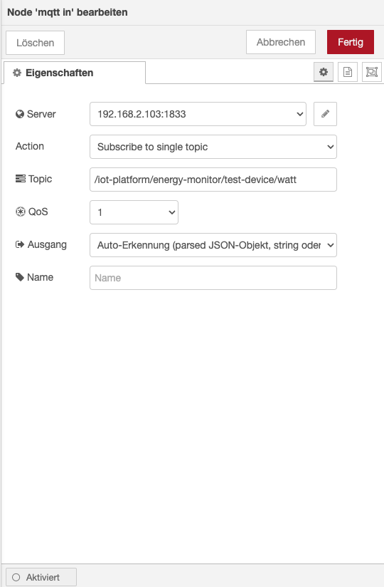 MQTT Node